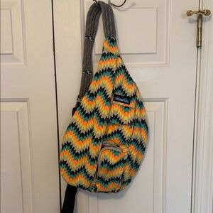 Kavu Multicolor Chevron Sling Bag